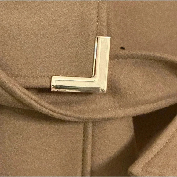 NWT $299 Michael Kors Designer Women’s Dark Camel Trench Coat Jacket Medium - Picture 9 of 15